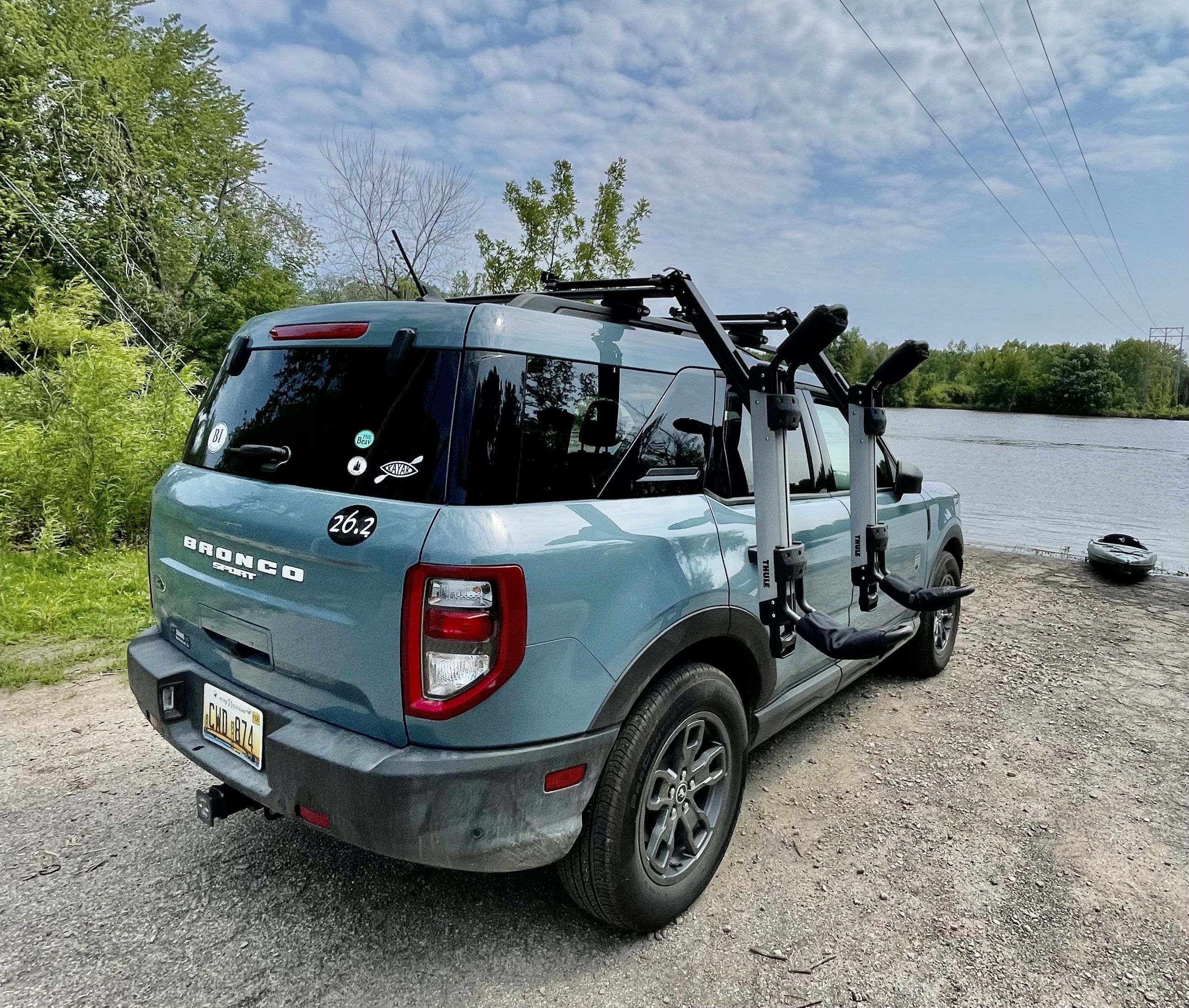 Bronco kayak rack sale