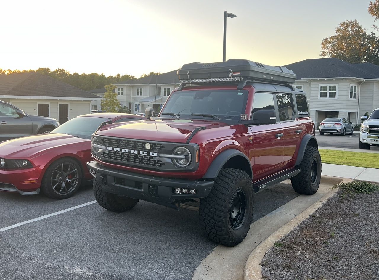 Auburn Cars and Coffee Bronco Nation
