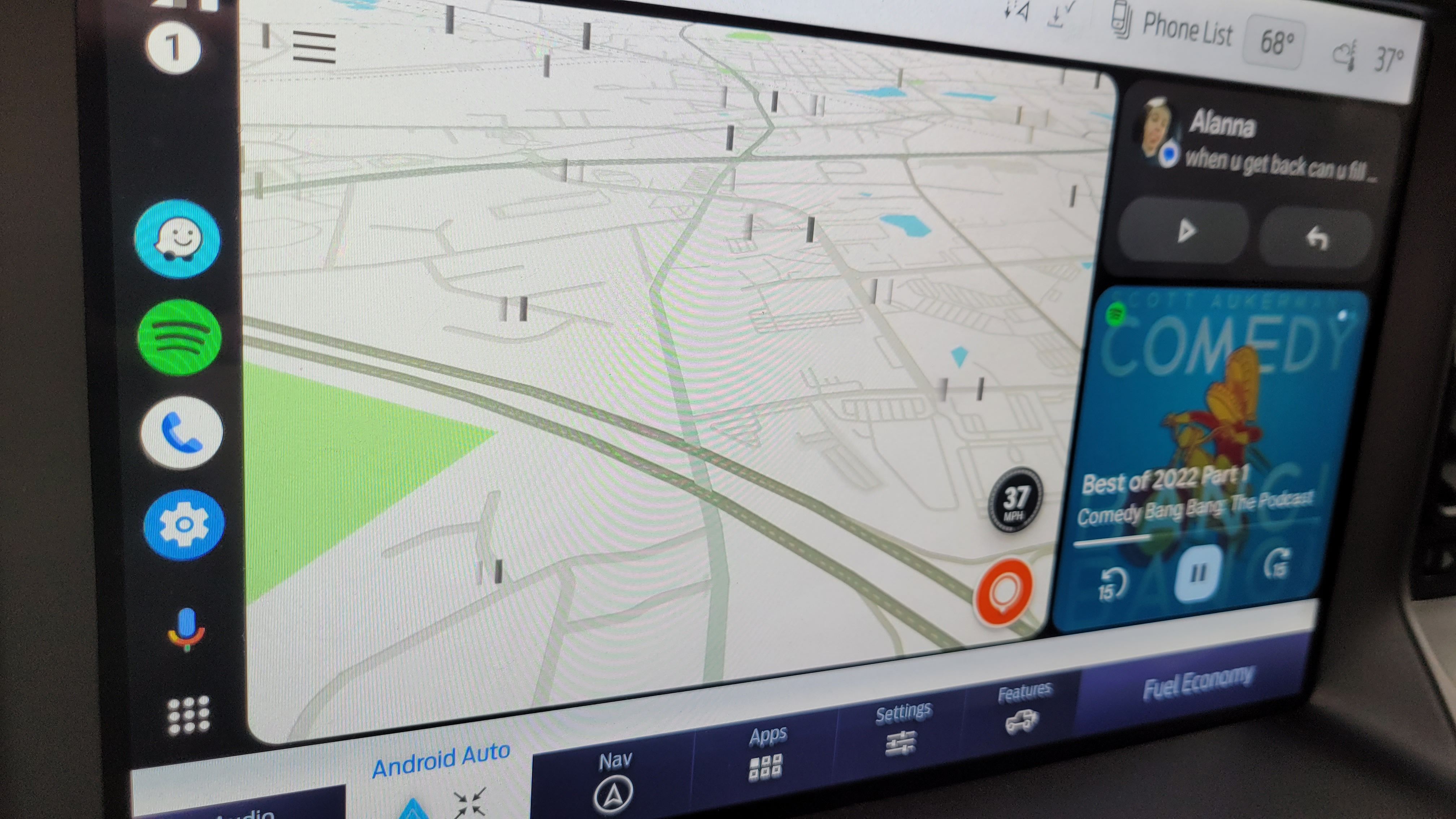 Android auto update and Waze - Bronco Nation