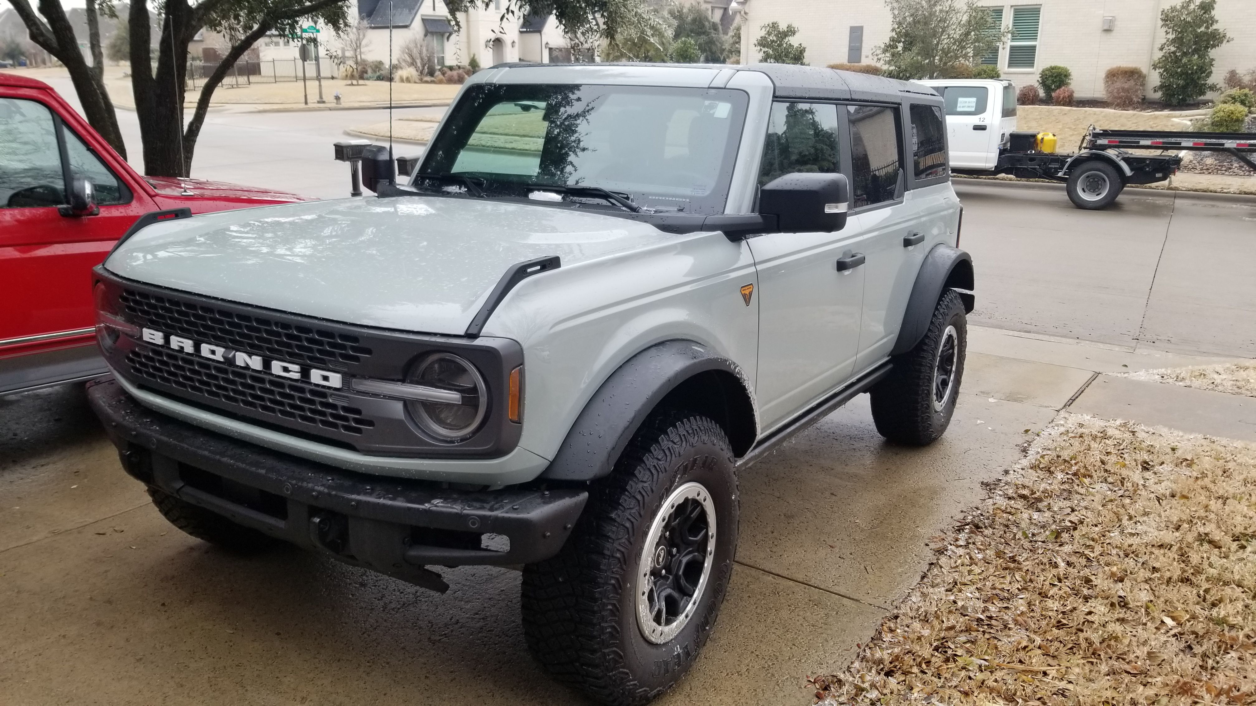 Mod Bumper, Steel skid Plate, Badlands Grill, Stock Muffler, and Cactus ...