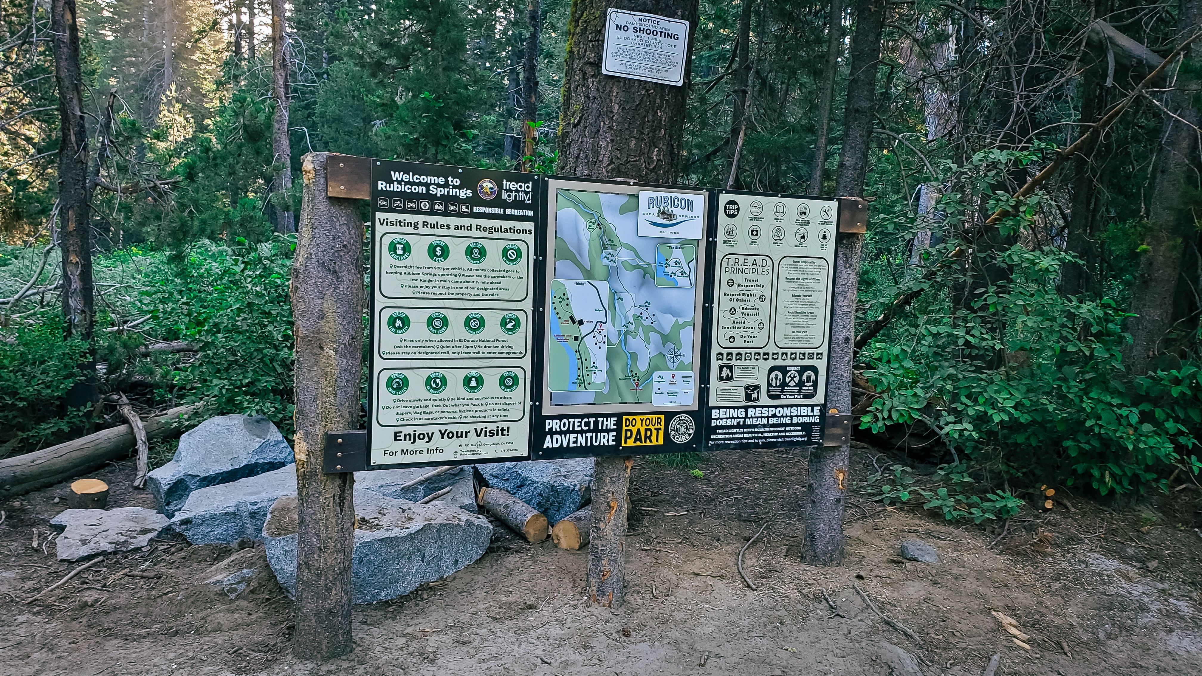 Rules and Regulations Trail Signage