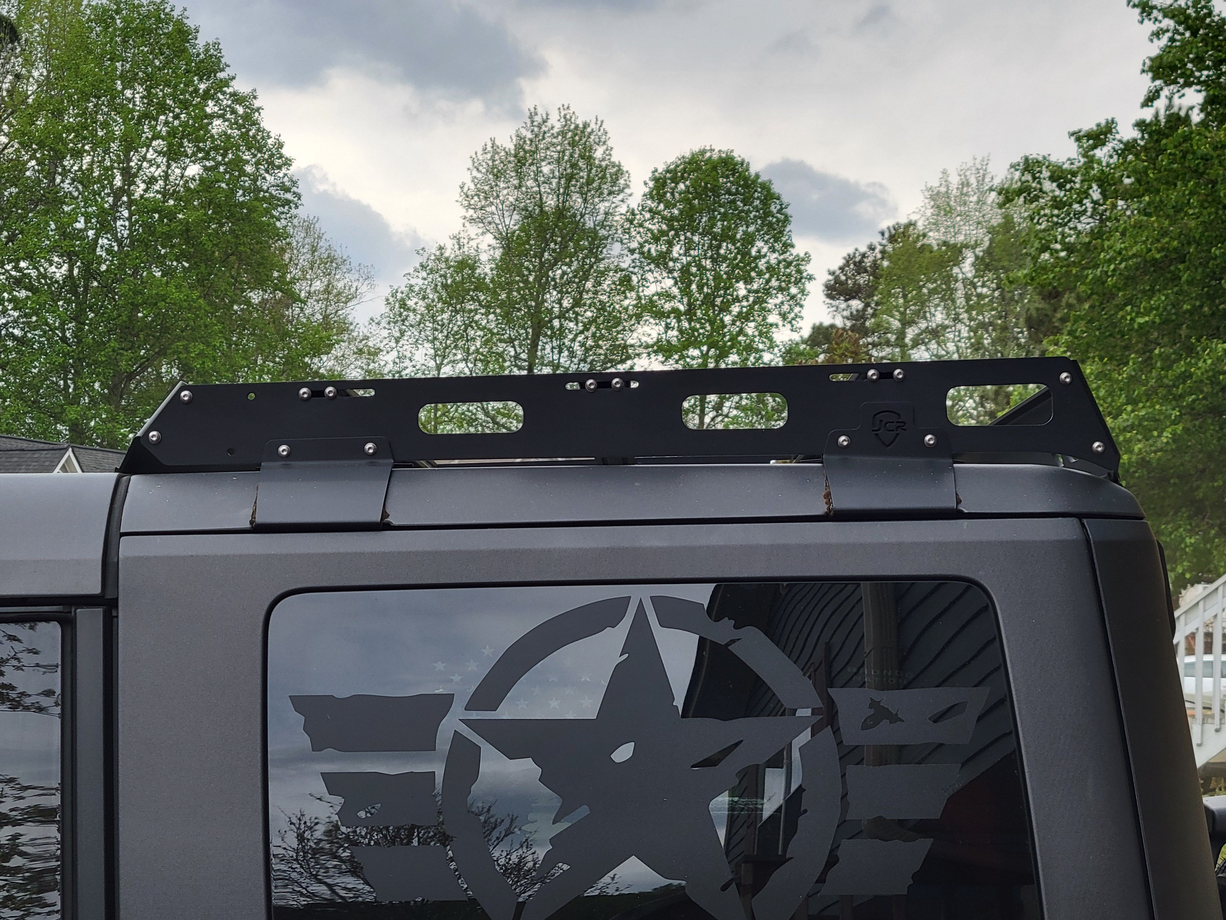 JCR half rook rack Bronco Nation