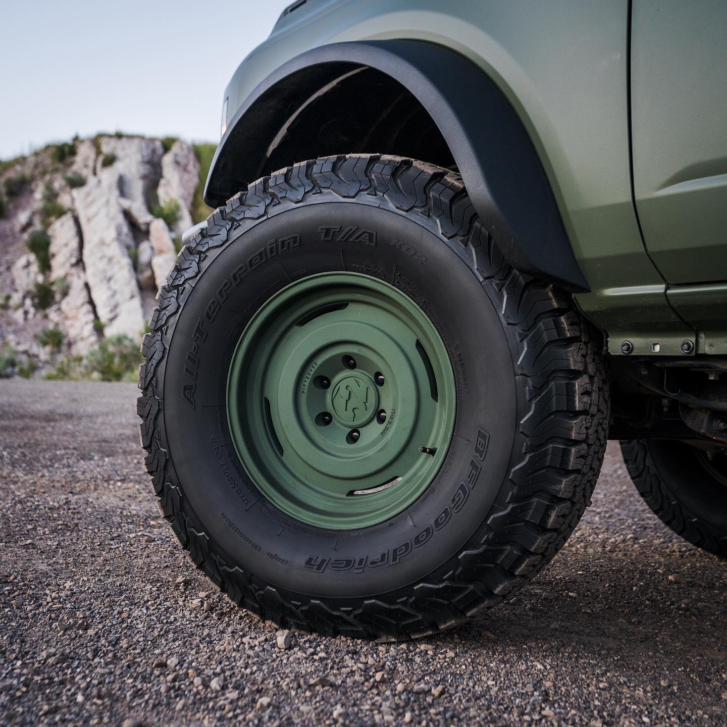 ford bronco custom wheel