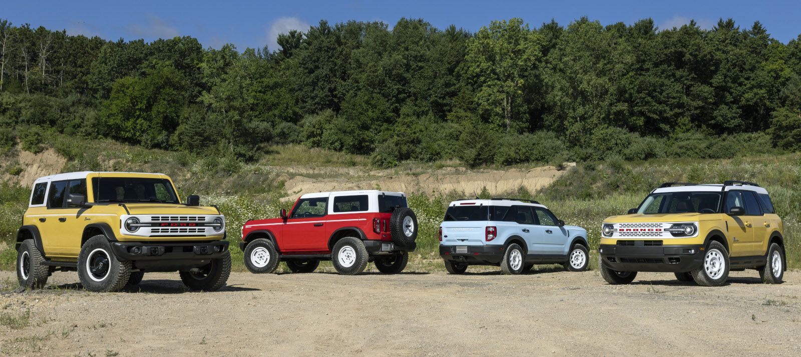 Revealed: The 2023 Ford Bronco and Sport Heritage Editions and Heritage