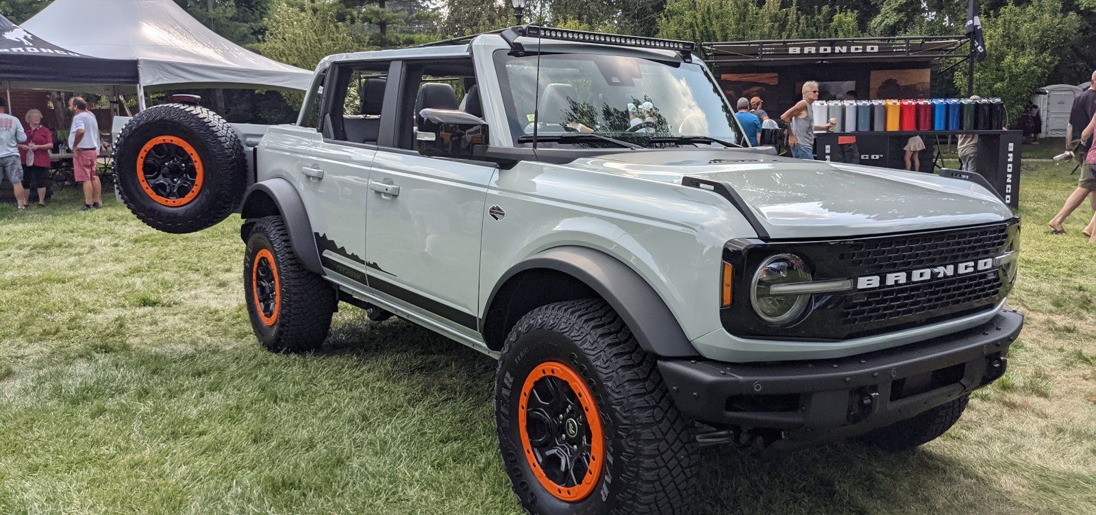 Park in the Bronco Corral at the Woodward Dream Cruise 2022 - Bronco Nation