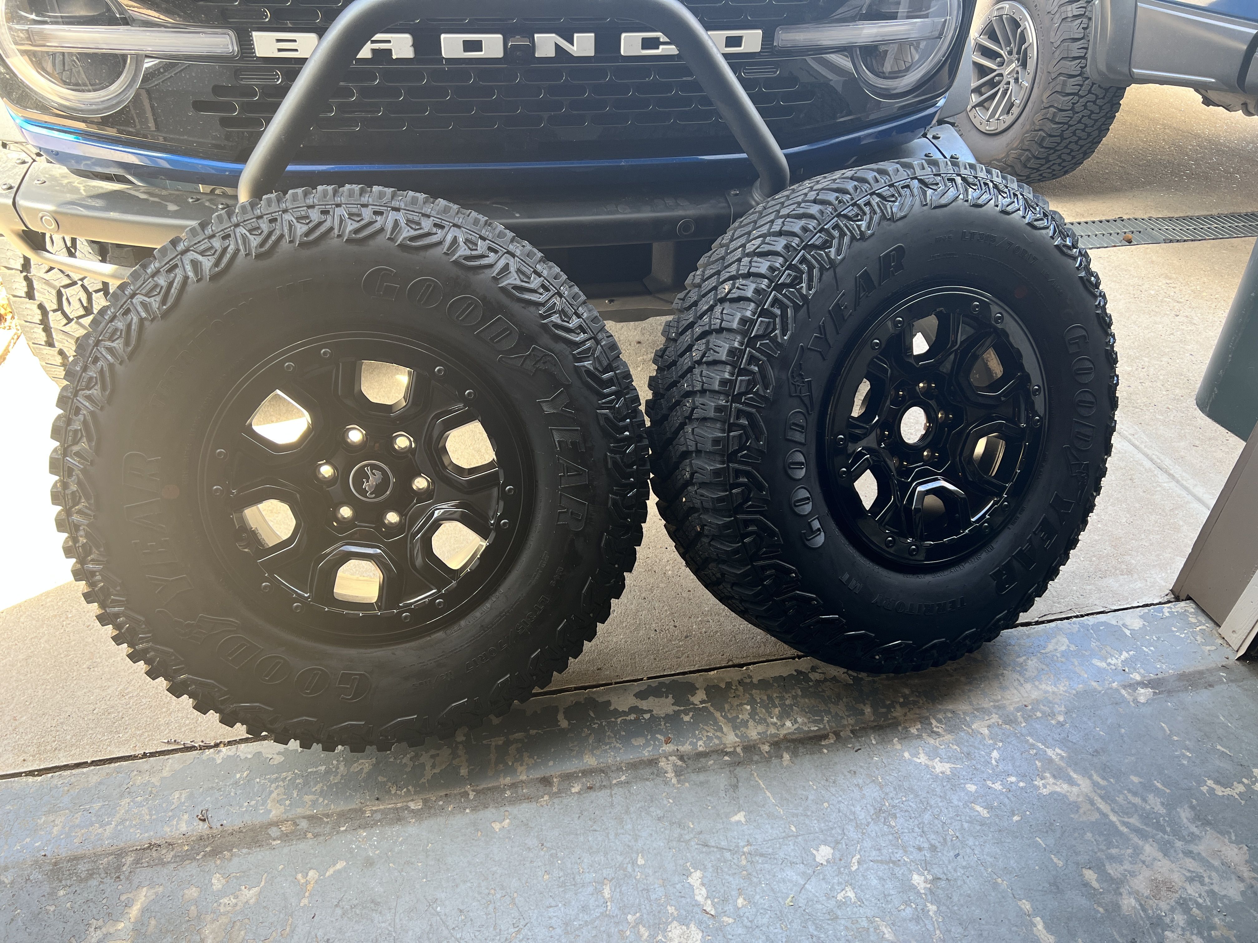 Set of Sasquatch Wheels/Tires Austin TX 800 Bronco Nation
