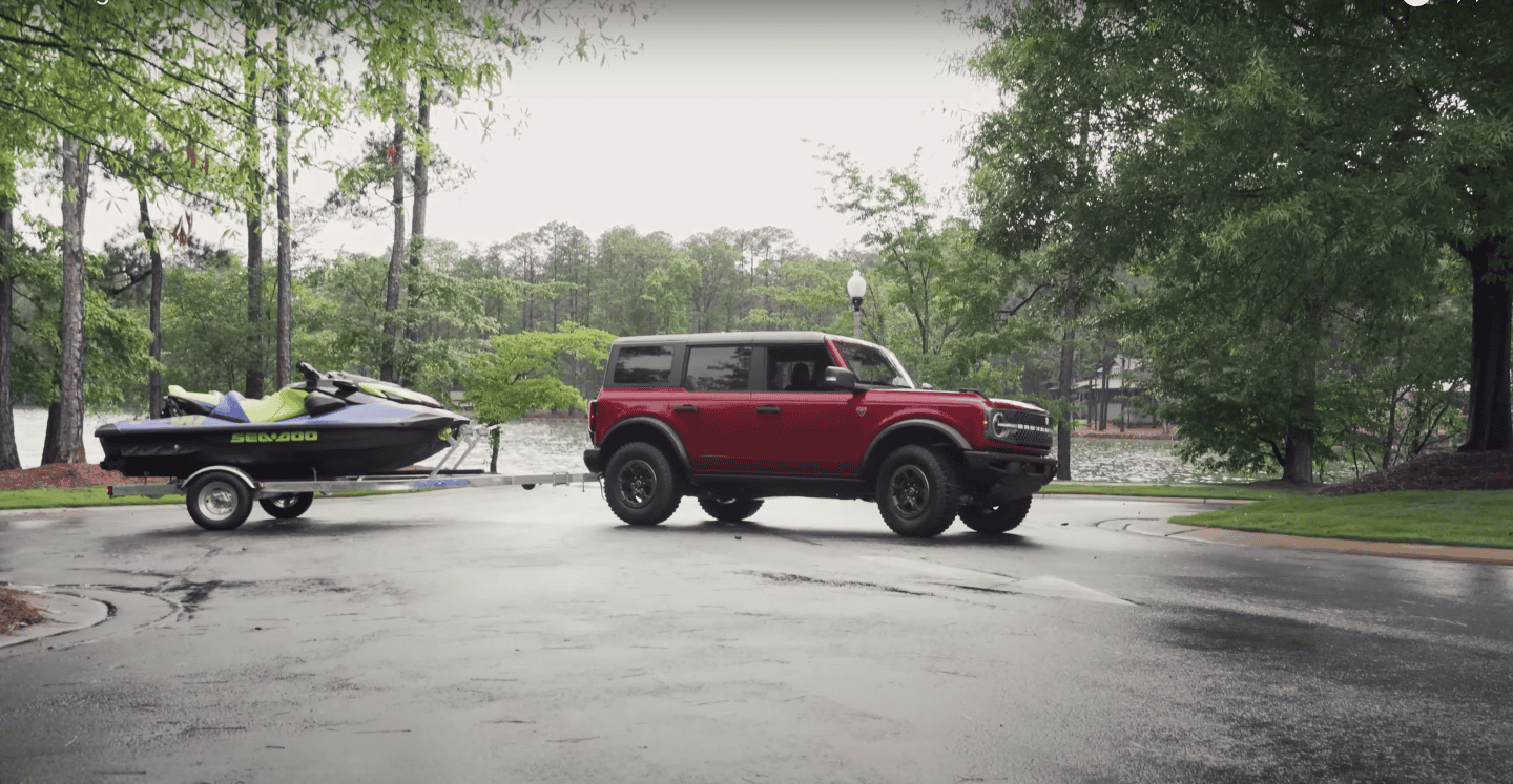 Towing with the 2021 Ford Bronco Video Bronco Nation