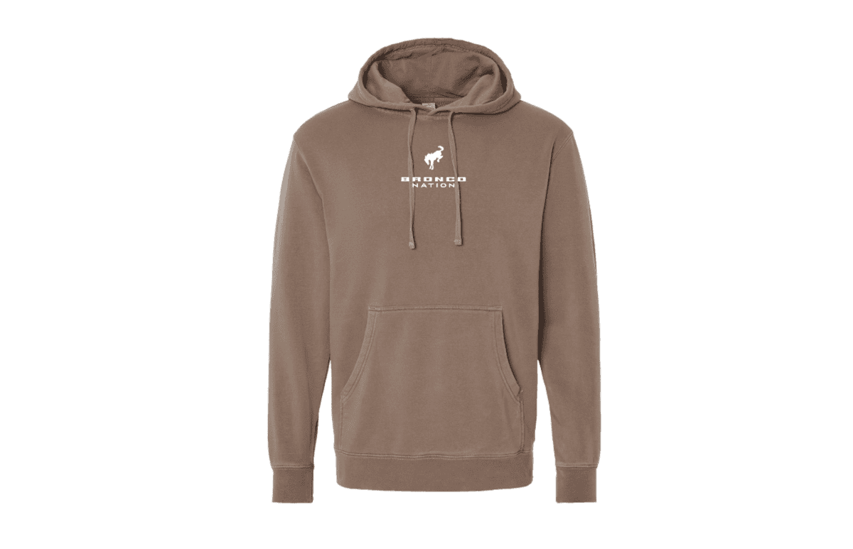 Bronco Nation Mocha Hoodie