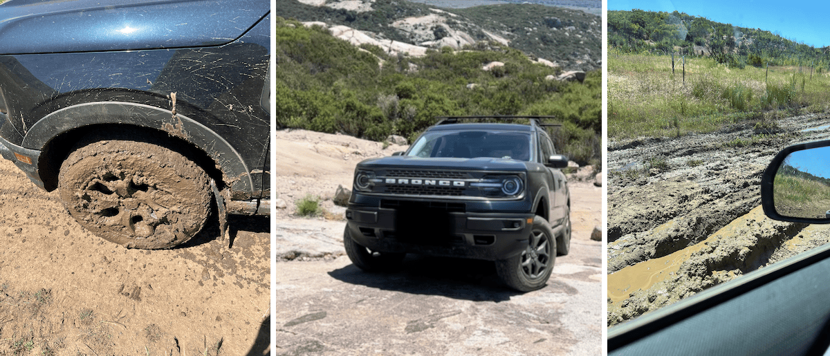 Bronco Sport on the trail