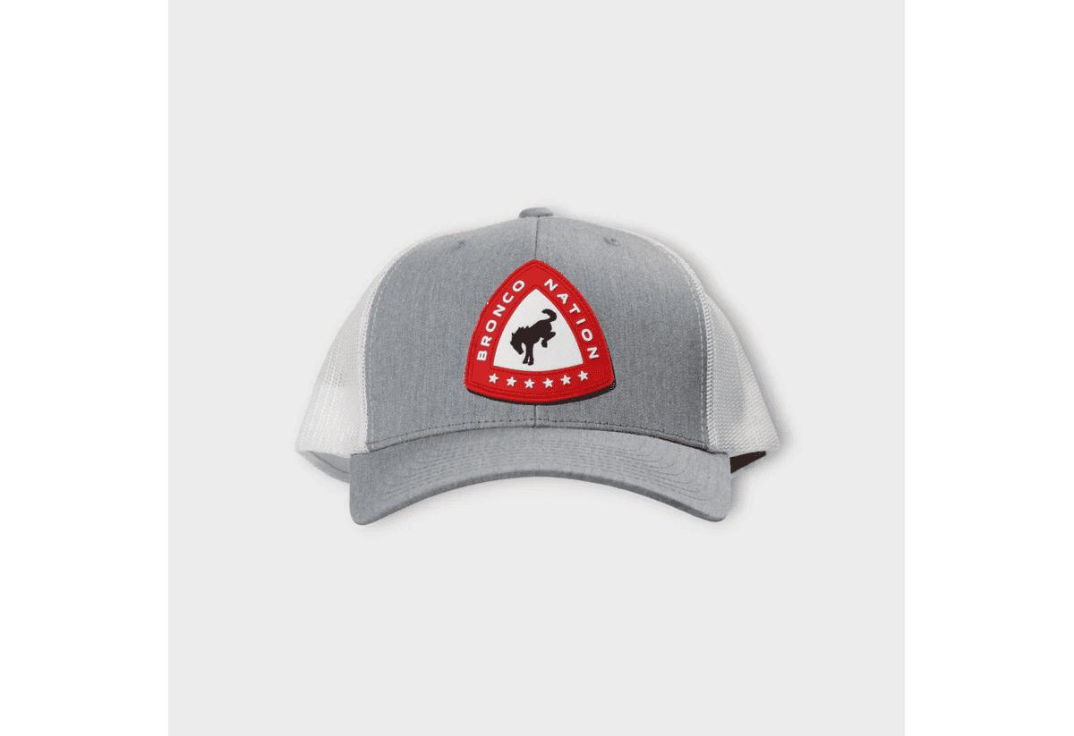 Bronco Nation Rubber Patch Trucker Hat