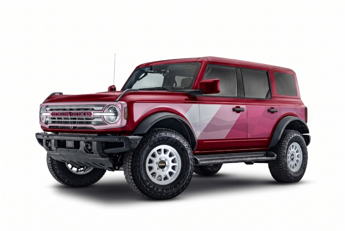 Desert Rising on Ruby Red Bronco