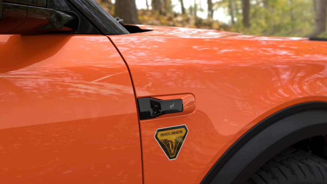 ford bronco ev side badging