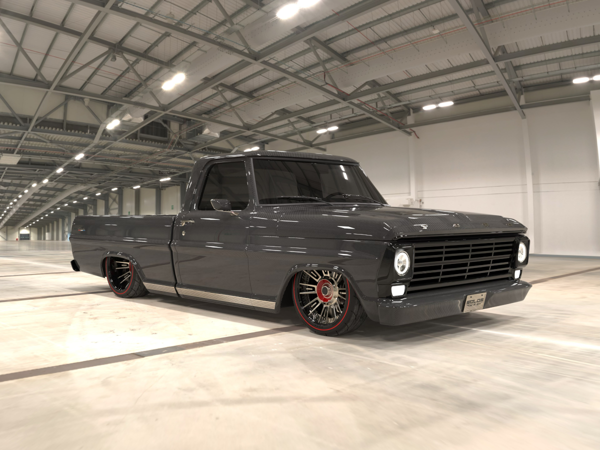 Ford Custom Garage Solomon Lunger Custom 1969 F-100 Clyde Project Vehicle