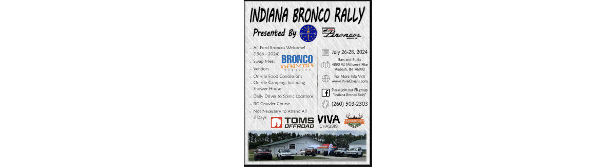 Indiana Bronco Rally