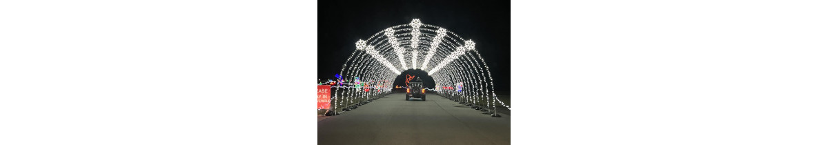 Michigan International Speedway Christmas Lights