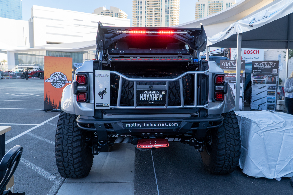 Motley no-drill accessories for Bronco