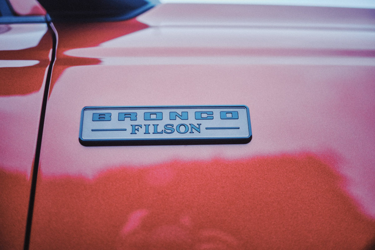 2027 Bronco Filson First Edition fender badge