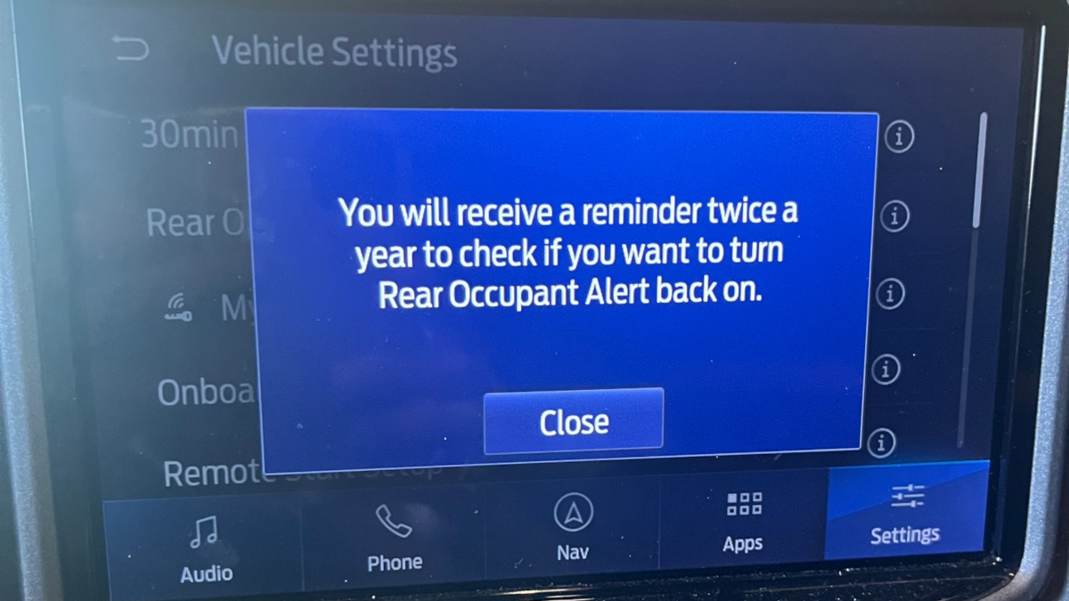Rear Occupant Alert How to Turn Off + Why Leave It On Bronco Nation