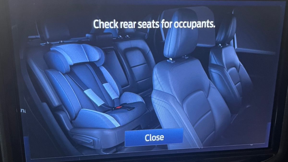 Bronco Sport Rear Seat Occupant Alert