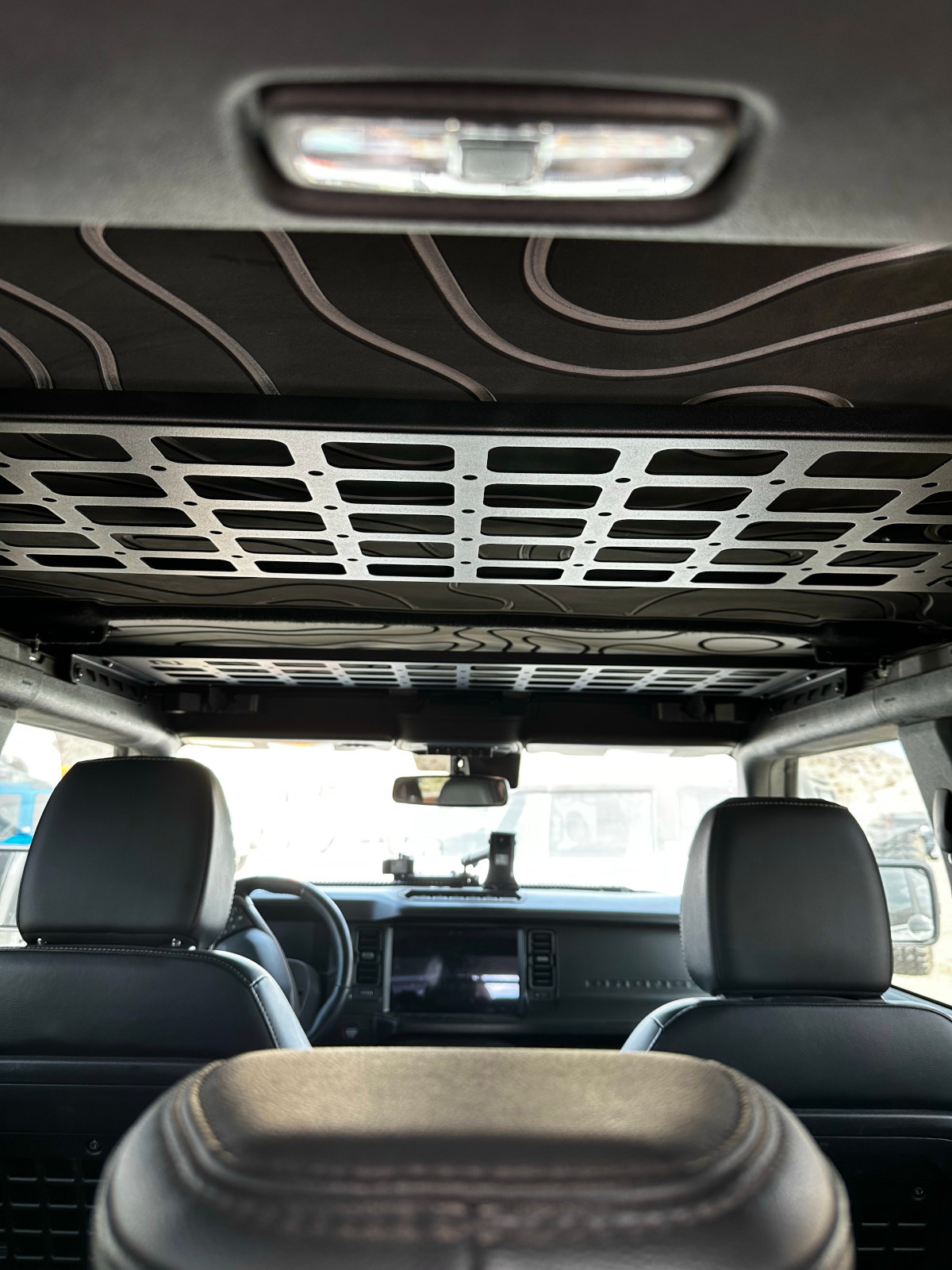 Turn Offroad - 2021+ Ford Bronco Overhead Molle Panel Storage Kit