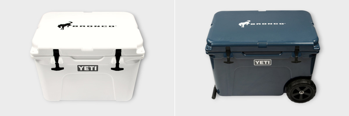 YETI Bronco coolers